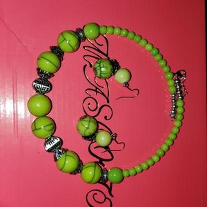 Necklace and earrings